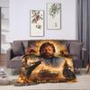 Chuck Norris Blankets Warm Soft Funny Plush Throw Blanket For Couch Chair Decorative Flannel Bedspread Bed Cover