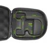 Waterproof Fishing Reel Bag Water Resistant Built-in Anti-Pressure Sponge Baitcasting Wheel Bag Hard EVA Protective Case Outdoor