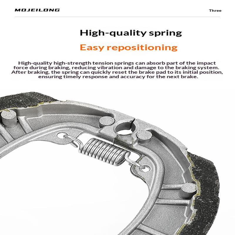 Motorcycles Brake Shoes Brake Pad Block Cg125 For Gy6 50 Gy6 80 Gy6 125 Cg125 Cg150 139Qmb 152Qmi 156Fmi Scooter Moped Atv