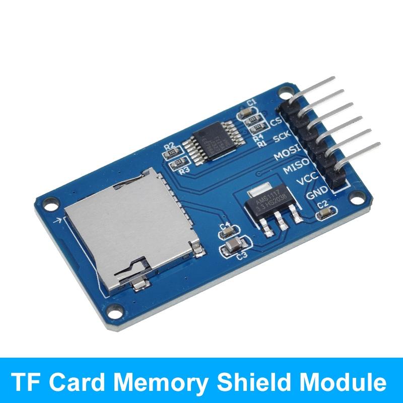 Module Carte TF D1 Mini Carte Micro SD Carte Mémoire TF Carte Mémoire Shield Module Avec Broches pour Arduino
