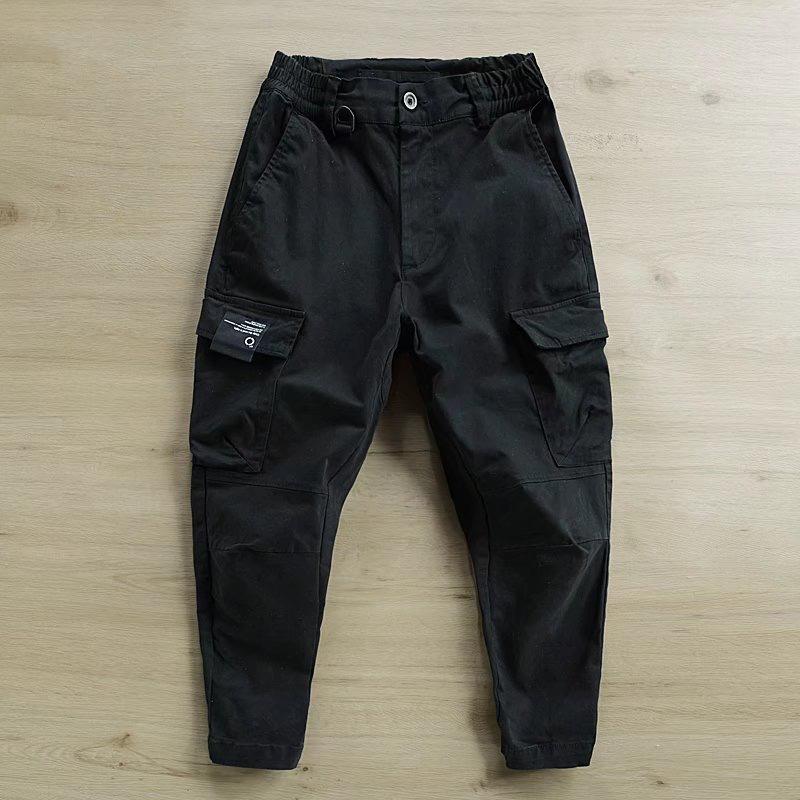 Men's Cotton Work Cargo Pants - Loose Fit Hip Hop 9 Loose Tapered Tactical Trousers With Multi-Pockets For Labor & Casual Wear | Overalls