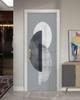 Door Sticker Mural Peel and Stick, Removable Self-Adhesive Bonfires Door Wallpaper for Home Decor