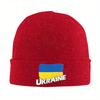 Neue Neue Ukraine Flagge Mützen Strickmützen Fitnessstudio Elastische Unisex Erwachsenen Mützen Frühling Benutzerdefinierte Lässige Mützen Geschenk