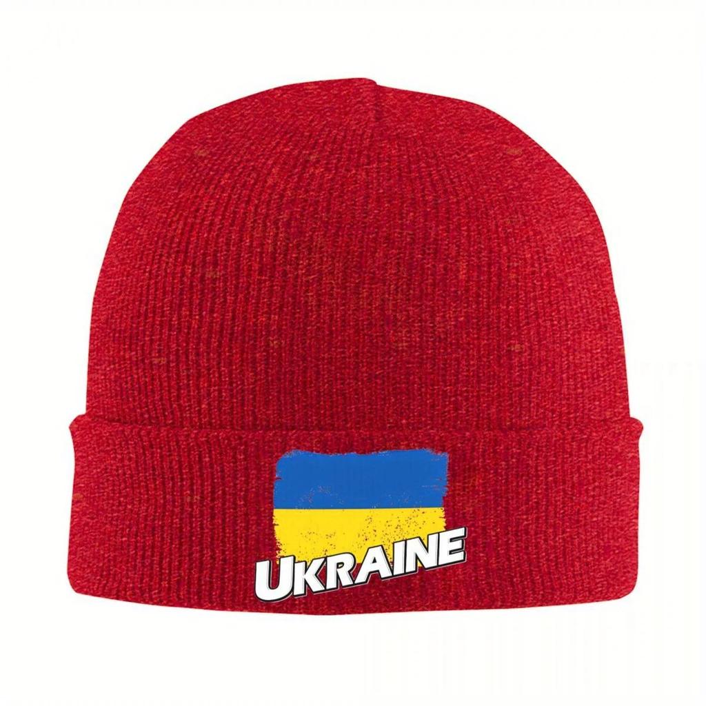 Neue Neue Ukraine Flagge Mützen Strickmützen Fitnessstudio Elastische Unisex Erwachsenen Mützen Frühling Benutzerdefinierte Lässige Mützen Geschenk