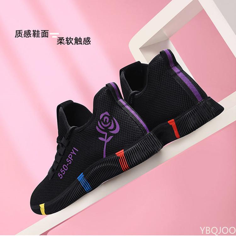 Women's Breathable Non-slip Platform Fashion 2025 Autumn New Casual Shoes Korean Running Shoes Black Sneakers shoes for women