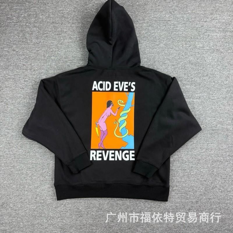 Black Patta Cartoon Graphic Letter Print Hoodie Casual Sweatshirt Teens