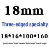 Southwest 3-Flute End Mill with Three Straight Shanks - Sizes: 3 To 20mm