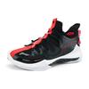 Li Ning Badminton-Schuhe Unisex Mittelhoch Schwarz/Weiß/Rot AYAS024-2