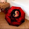 Yin-Yang Symbol  Pattern, Automatic Folding Umbrella, Portable and Foldable Design, 8 Ribs, a Christmas or Birthday Gift.