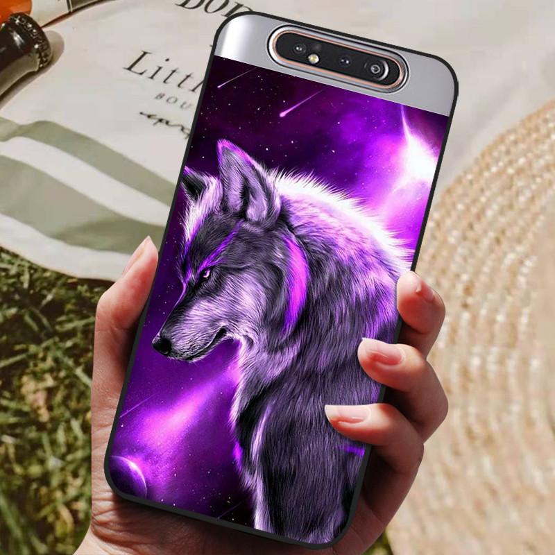 Per Samsung A80 Custodia Cover Posteriore in Silicone Custodia per Telefono Per Samsung Galaxy A80 Custodie per Galaxy A 80 A805F A805 Paraurti Morbido Funda