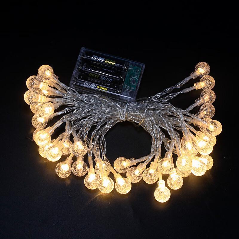 

OEING Snowflake Star Bubble String Lights