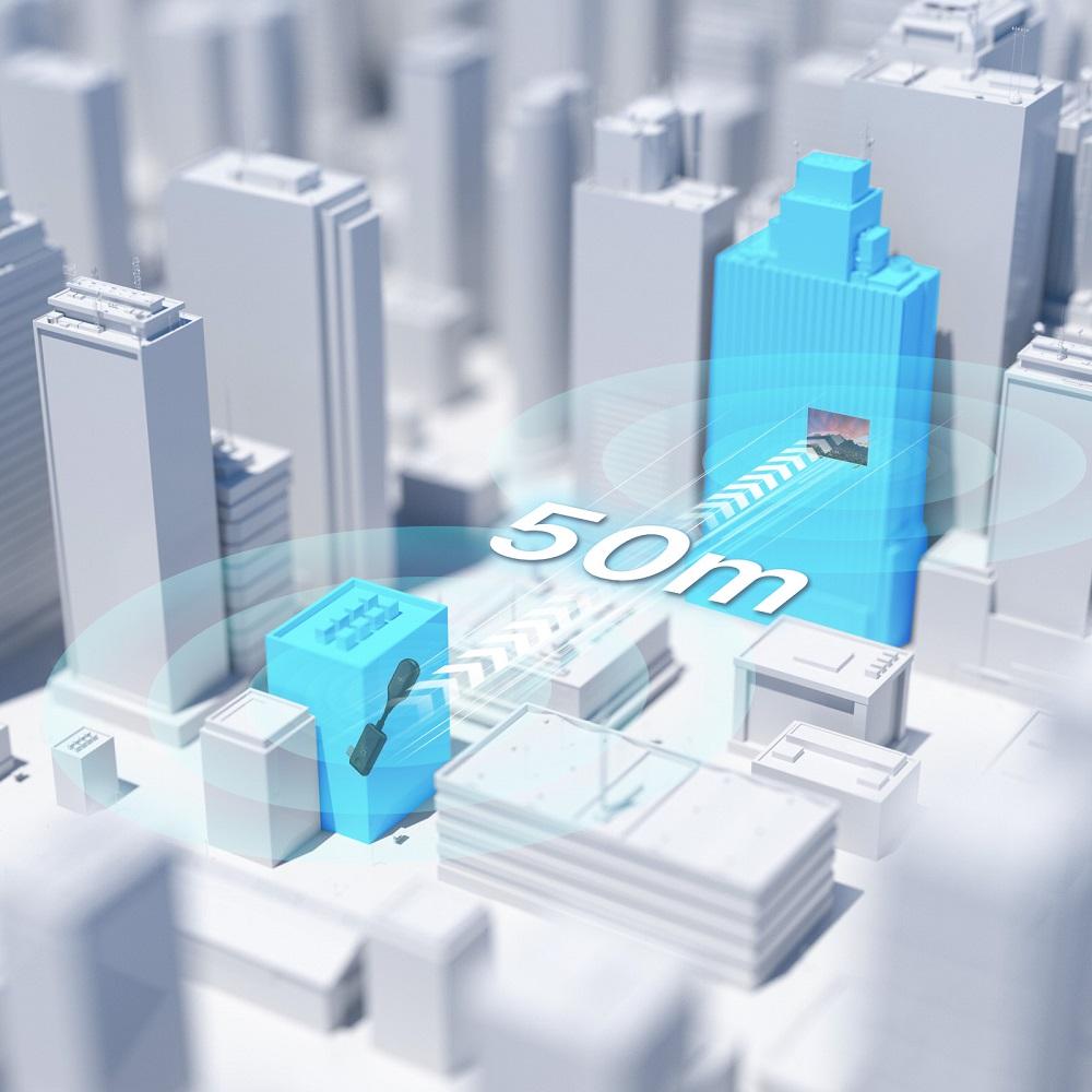 MINIX C1 USB-C To HDMI Wireless Dongle, 165ft/50m Transmission, Plug and Play, Compatible with iPhone 15