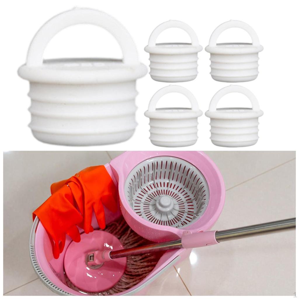 5 Pieces Mop Bucket Drain Stoppers Plug Easy Installation Accessories Replacement Silicone