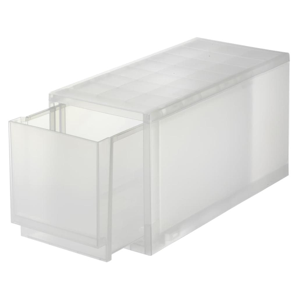 MUJI Polypropylene Storage Additional 83832162 Container, Unit, Medium,