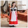 Halloween Children's Clothing Little Red Riding Hood Shawl Cape Pastoral Girl Princess Skirt Children's Show Costume