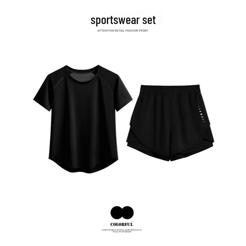 Unisex Quick-Dry Sweat-Wicking Running T-Shirt: Lightweight, Loose Fit, Short Sleeve, Ideal for Summer Fitness and Yoga.