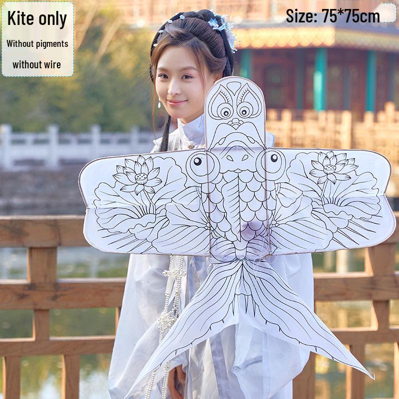 Retro 3D Bamboo Skewer Kite DIY Kit for Kids & Adults