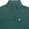 Polo Ralph Lauren Ss24 Solid Color Small Pony Logo Embroidered Half-Zip Knit Long Sleeve Sweatshirt Men sweatshirt Green 710635035-063