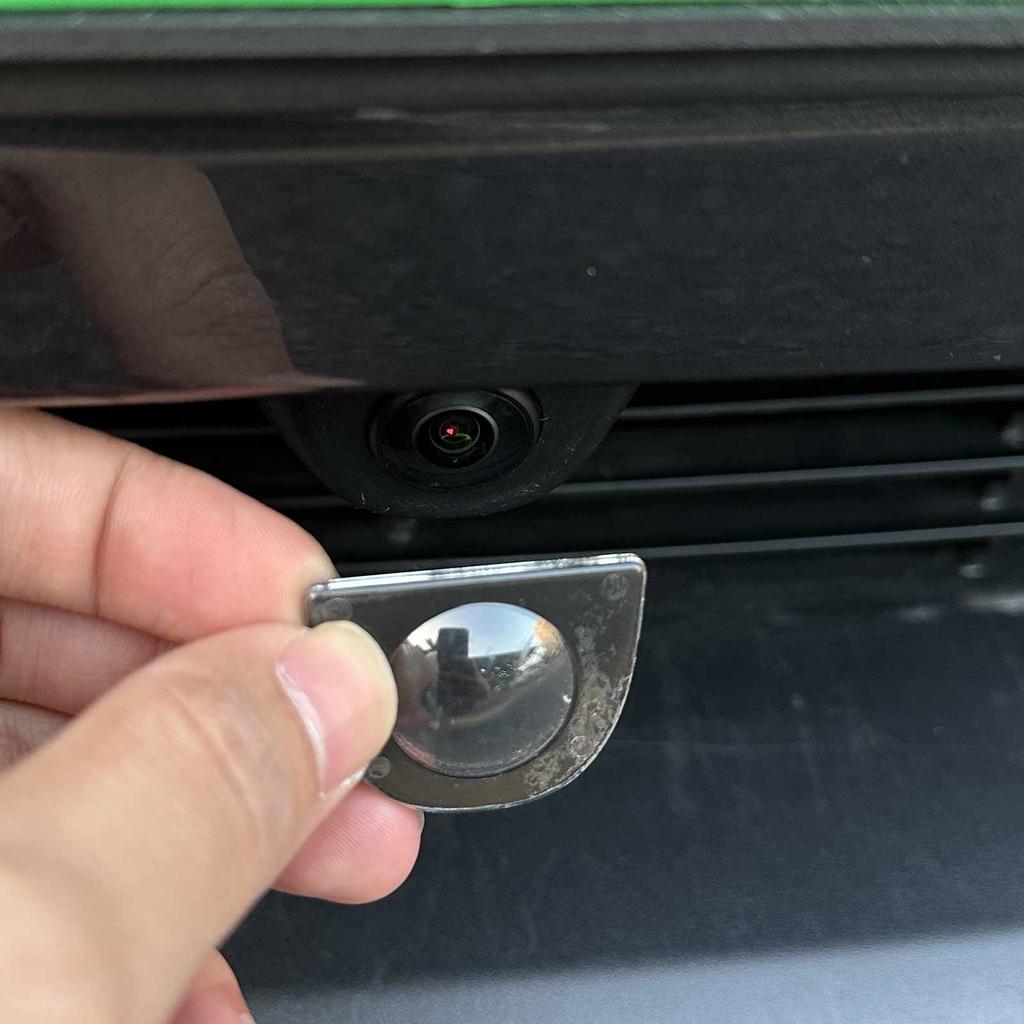 2PCS Vehicle Front Camera Protection For Tesla Model Y Juniper 2025 Interesting Automotive Products Anti-Collision Car Accessory