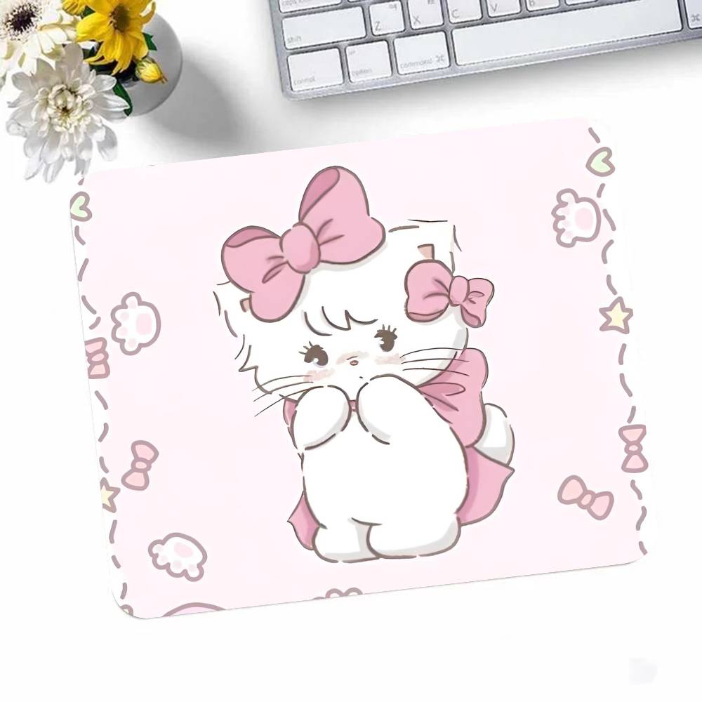Cute Cartoon Mikko Illustration Mousepad Small LockEdge Mouse Pad For Gamers Computer Desk Pad Rectangular Anti-slip Rubber