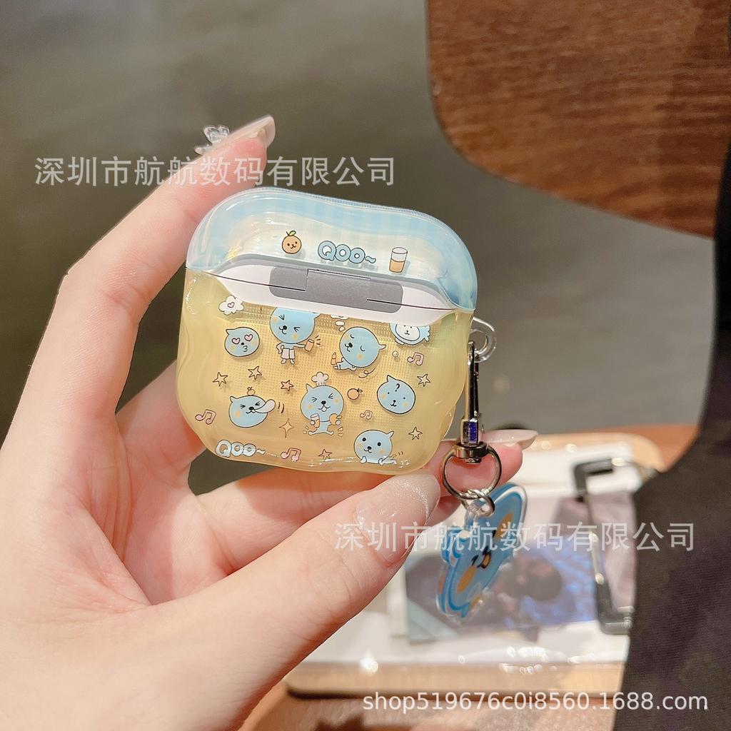 Cute Listening To Music Queer for AirPods 1 Generation Earphone Cover Apple 1 Generation Earphone Case Pro New 1 Generation Female