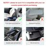 Anti-Slip NEW PU Leather Car Armrest Pad Cover Center Console Box Cushion Mat