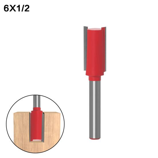 Szablon trzonka 6mm, frez do dłutowania zawiasów, frez do obróbki drewna, narzędzie do cięcia drewna