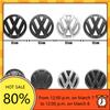 VW GTI GOLF Ventilkappensets 2026 Heiß Volkswagen VW Heiß Antennen 120mm 110mm VW Auto Logo Emblem Haube Vorne Und Hinten Heckzeichen Rea