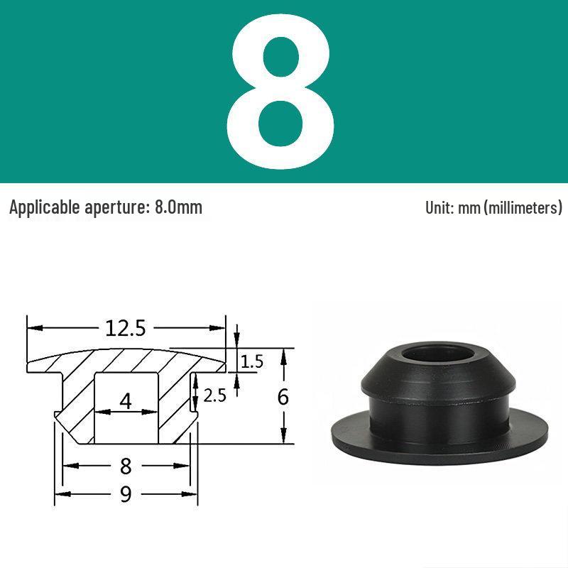 High-Temp Resistant Silicone Rubber Stopper with Card Slot Sealing Cap