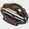 Marant Men's Leather Business Briefcase & Crossbody Bag - Trendy & Simple Design