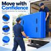 Mattress Cover Bag with Multiple Carry Handles for Moving, Transport, and Temporary Storage with Bag Closure Design