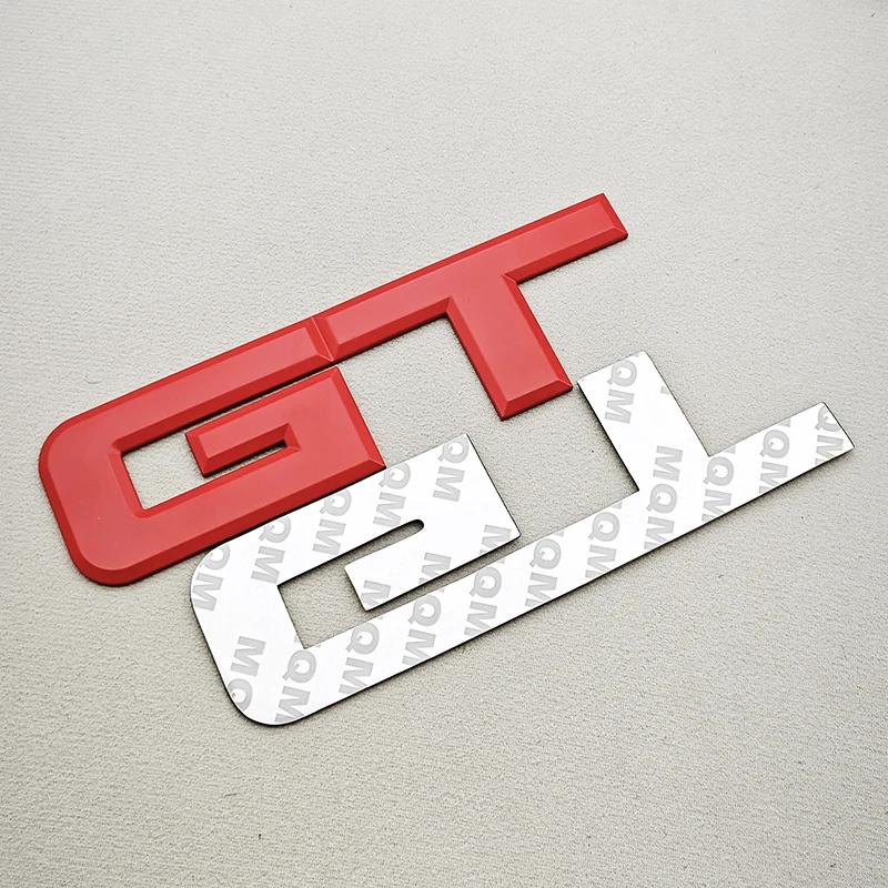 gycsn9 3D Metal Logo GT Car Rear Boot Trunk Emblem Fender Side Front Grille Badge Sticker Decals For Mustang GT Accessories