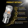BAU15S PY21W 7507 LED Turn Signal Light Bulb Anti Hyper Flash Amber Yellow 2200K