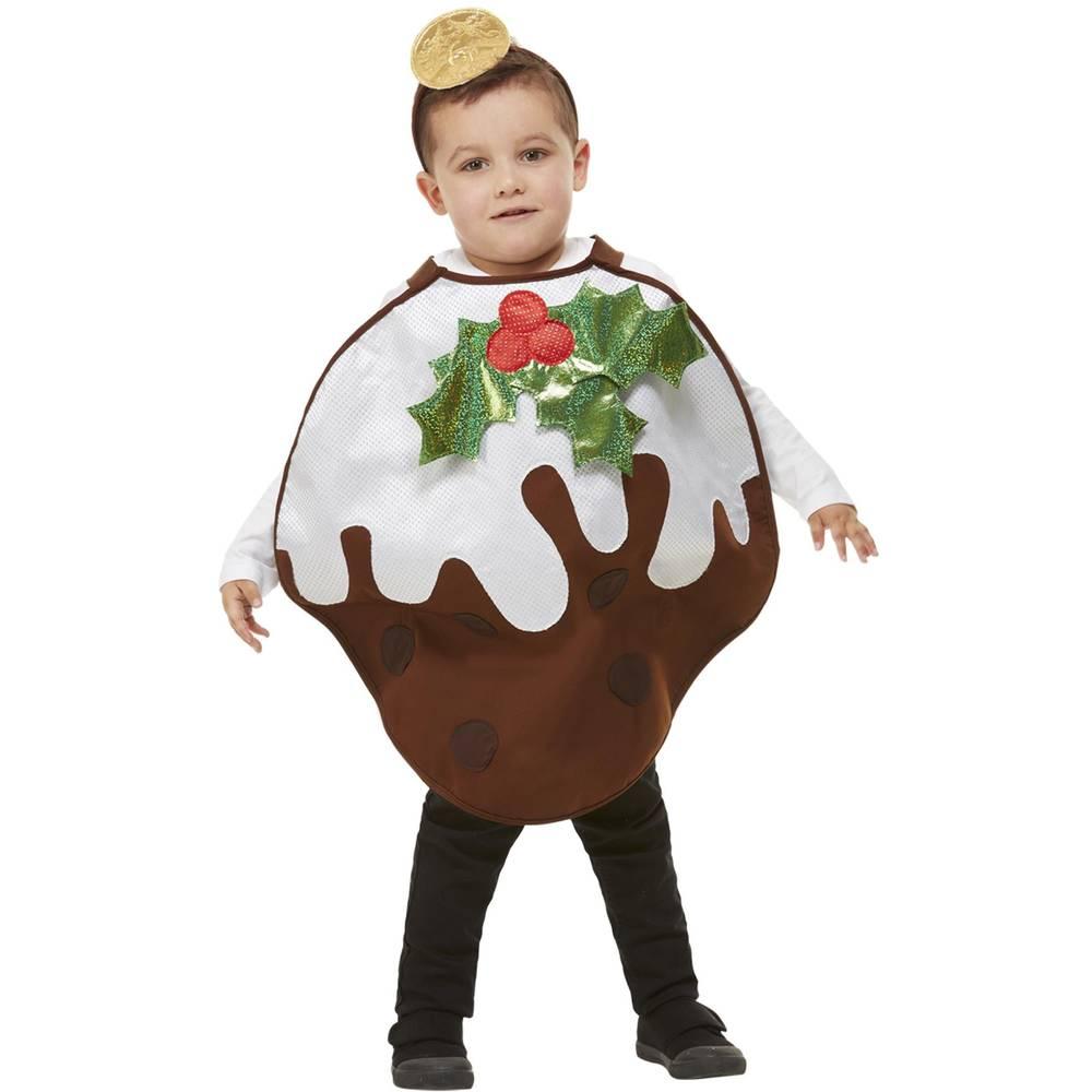 Smiffys Childrens/Kids Christmas Pudding Glitter Costume Set