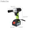 1/2'' 68V 8.0Ah Li-ion Batteries Cordless Impact Wrench 420Nm Metal Chuck UK Plug 100-240V