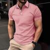 Men's Short Sleeve Polo Shirt, Slim Fit, Casual Daily Wear, Stylish and Comfortable.