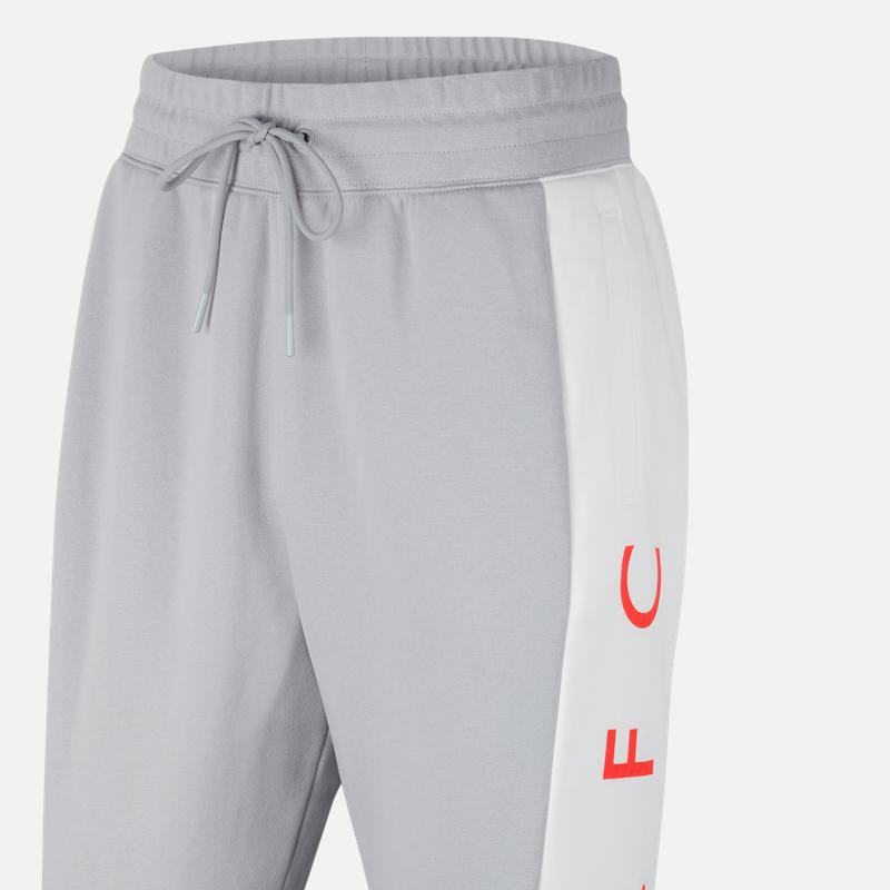 Nike Liverpool Fleecegefütterte Jogginghose mit Print und Bündchen an den Knöcheln Herren Unterteile Wolfsgrau CZ3423-012