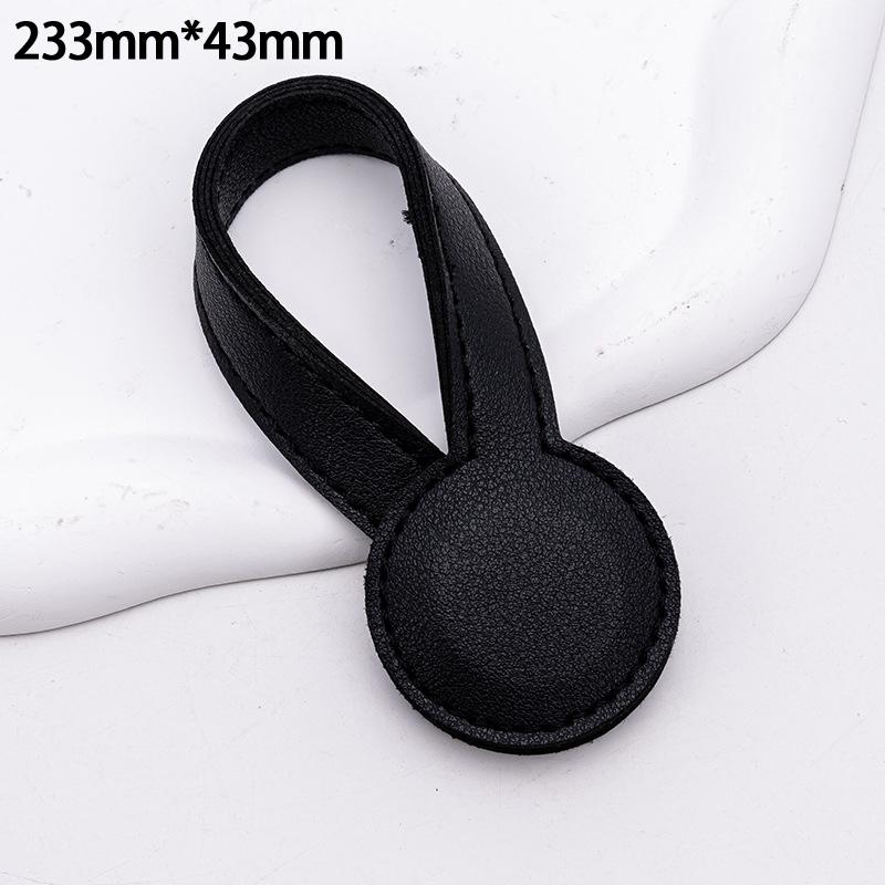 Multi-Purpose Pu Leather Magnetic Hat Clip Strong Magnetic Round Organizer Clip Travel Bag Charms Luggage Accessories
