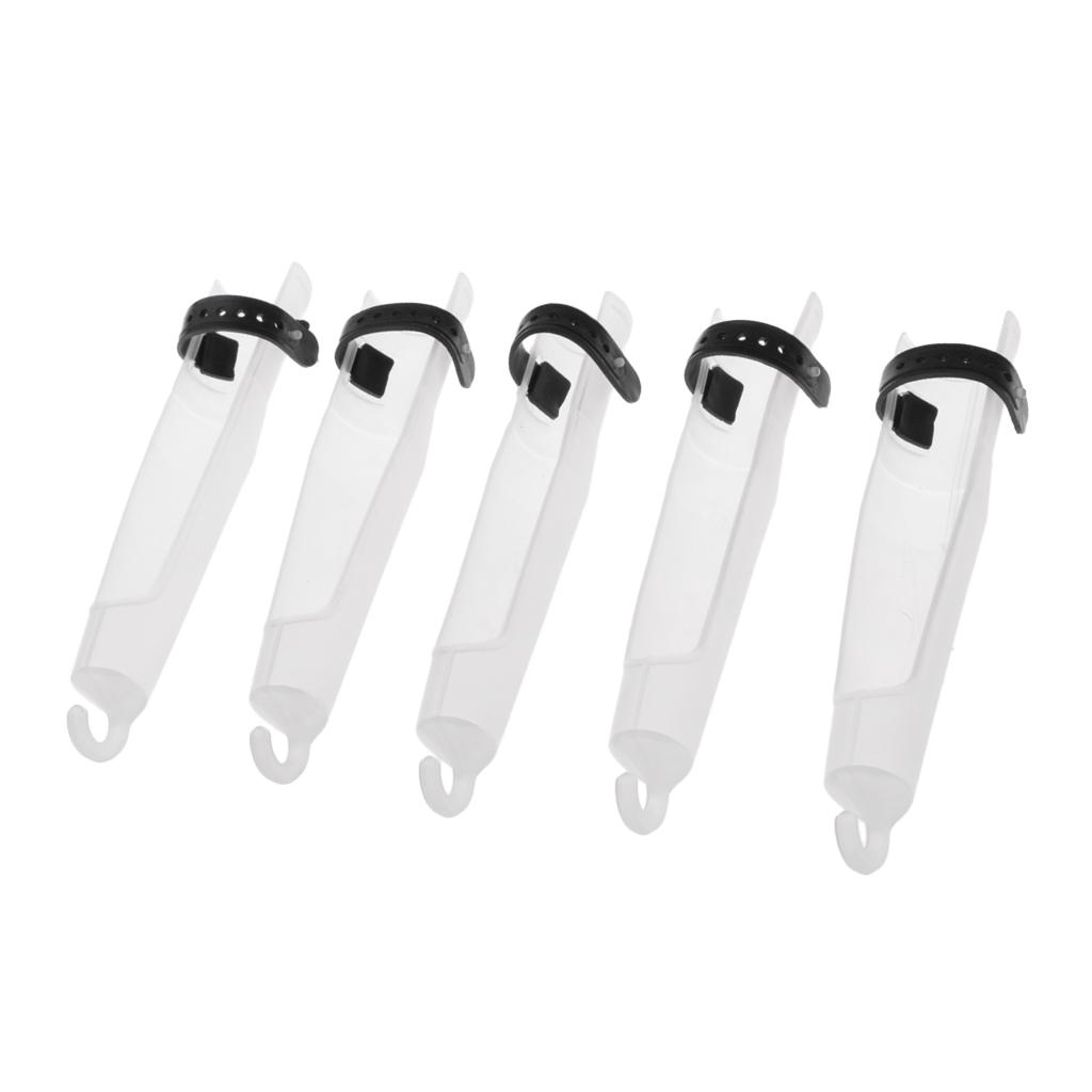 5x Sea Fishing Rod Sleeve Cover Pole Tools, 5 Size #
