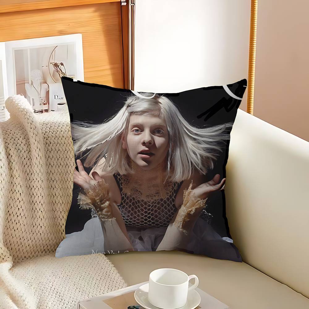 Hot Singer A-Aurora A-Aksnes Pillow Cover Sofa Cushion Cover Home Room Decoration Children Gift