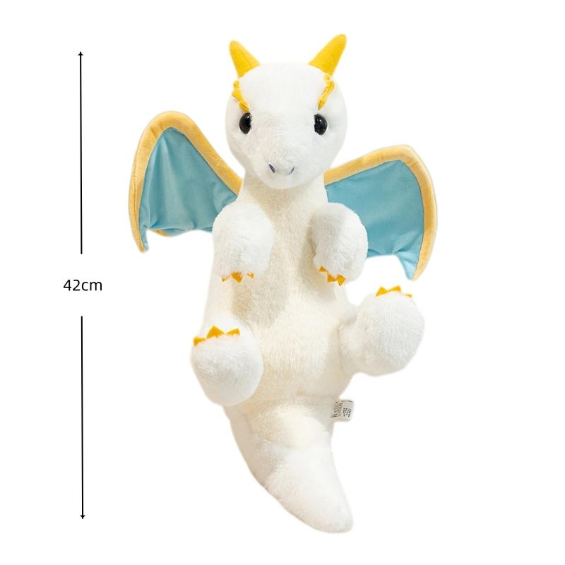 4255Cm Dragon Plush Toys Cute Animal Stuffed Pillow Doll Kawaii Room Decor Cartoon Soft Model For Kids Xmas Halloween Gifts