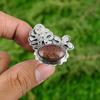Mothers Day Deal Sunstone Gemstone Sterling Silver Sister Solitaire Ring Jewelry
