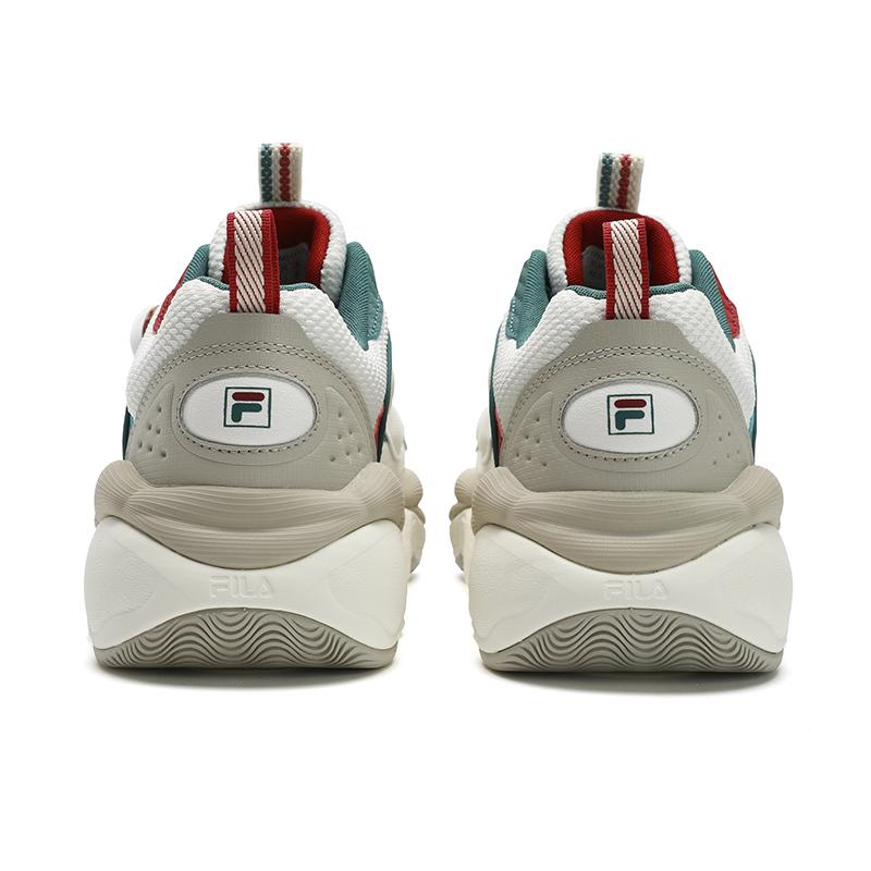 FILA Pease Xmas Pea Shoes Fashion Comfortable Versatile Wear-Resistant Low-Top Casual Shoes Men sneaker White F12M511109FSC