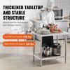 Stainless Steel Work Prep Table Commercial Worktable Food Prep 24x36x34in