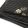 Used [New and Used Item] Great value!Fukuro Obi Saito Sansai Unused Pure Silk Nishijin Black Flower Gold Thread Semi-formal Casual High Quality Good