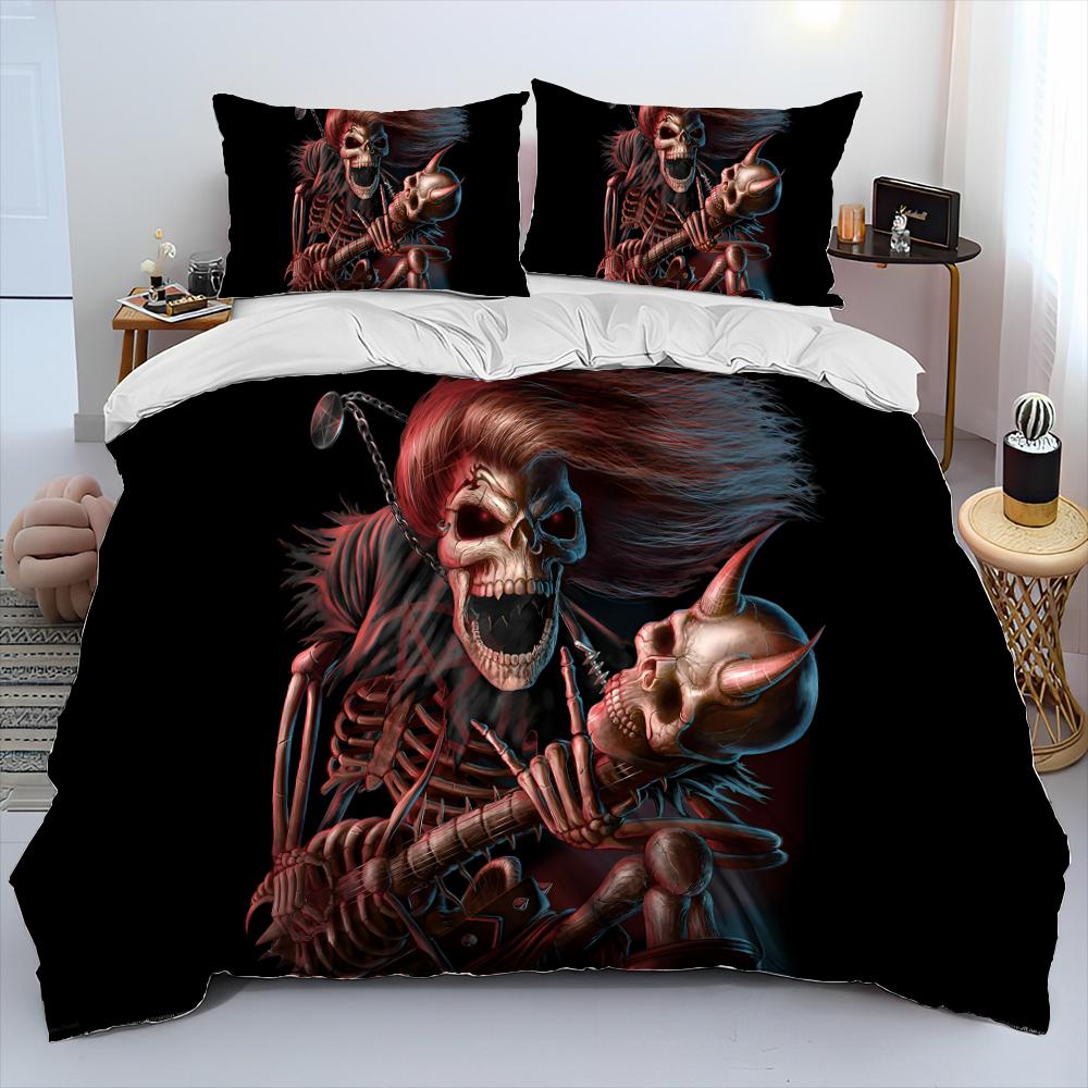 3D Classical Guitar Electric Guitar Comforter Bedding Set,Duvet Cover Bed Set Quilt Cover Pillowcase,King Queen Size Bedding Set