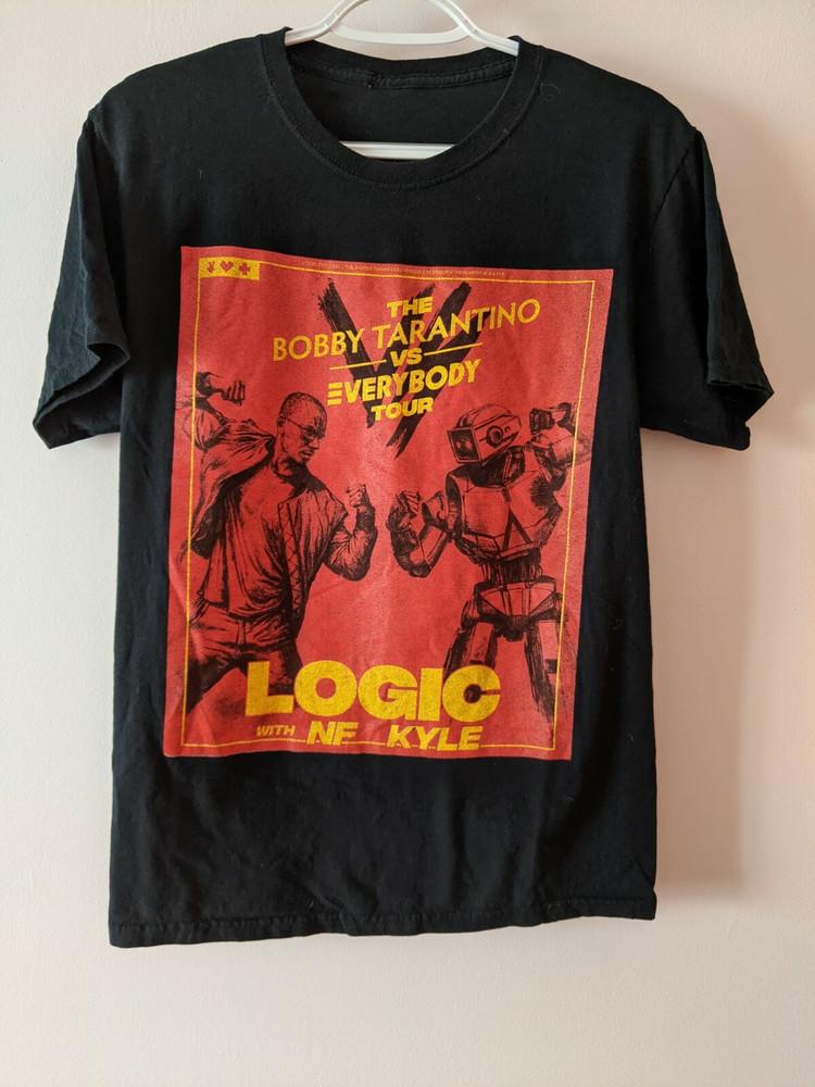2018 Rapper Logic & The Bobby Tarantino Vs Everybody Tour T-shirt   Unisex T-Shirt XL