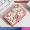 Flower Oil Painting Card Bag, Female Access Control Card, Retro Wind Multi-card Bank Card Certificate, Large-capacity Card Bag