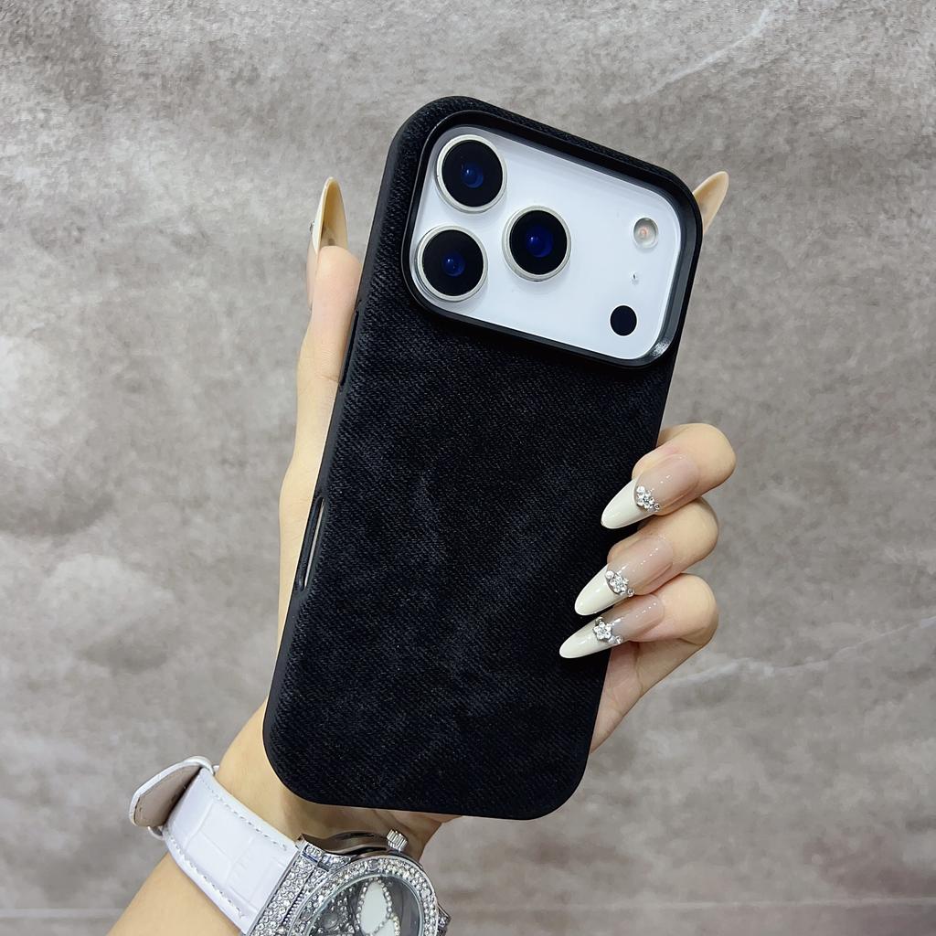 Flannel Magnetic For  Phone Case For For Iphone 17 Air 16 1 14 Plus 13 12 Pro Max Skinfeel Anti-drop Shockproof Cover