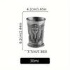 3-Piece Vintage Pharaoh Sphinx Wine Glass Set—Perfect for Bars, Pubs, Nightclubs, and Restaurants